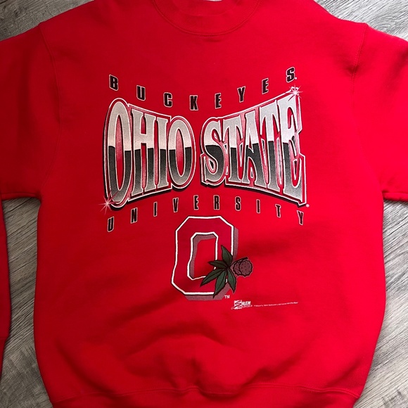Ohio State University Red Sweatshirt - Picture 2 of 8